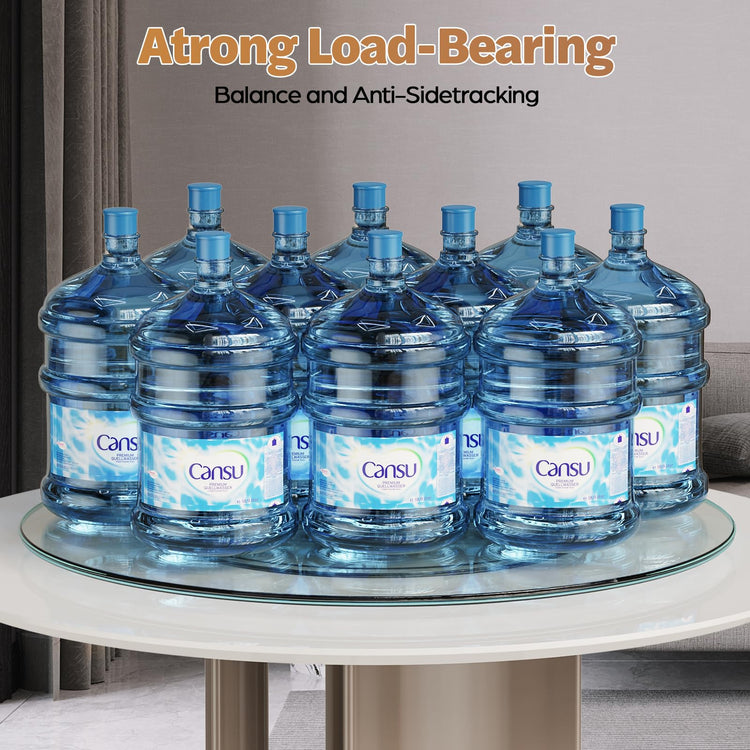 23" Glass Lazy Susan for Dining Table