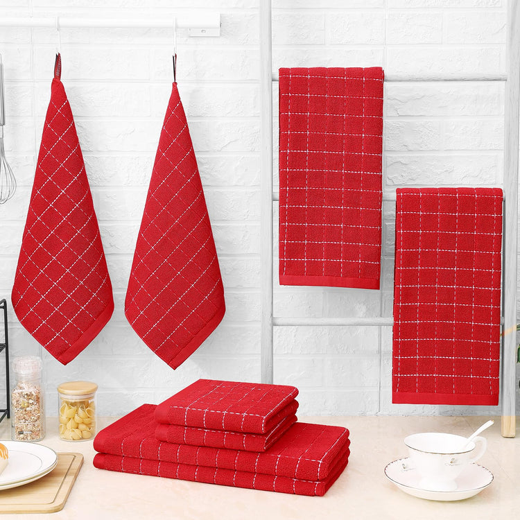 100% Cotton Terry Kitchen Towels (12 Count)