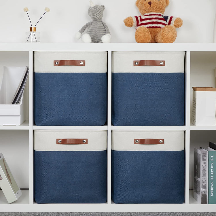 Storage Baskets for Shelves Closet Storage (4 Count)