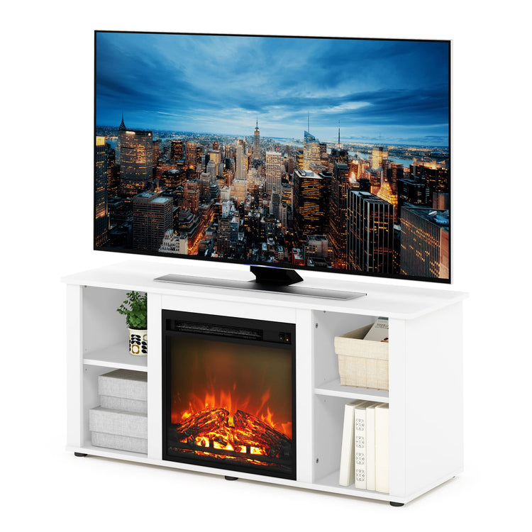 Jensen Entertainment Center Stand with Fireplace for TV up to 55 Inch