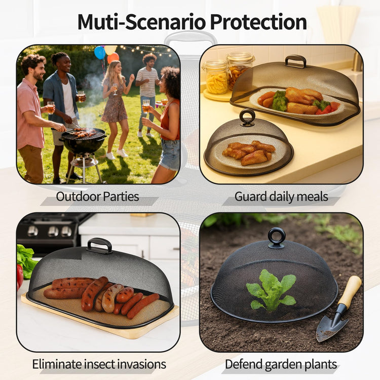 8 Pack Metal Mesh Screen Food Covers