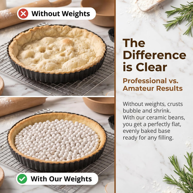0.94LB Ceramic Pie Weights (16 Ounce)