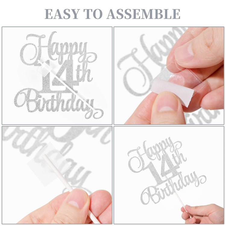 14th Birthday Cake Decorations