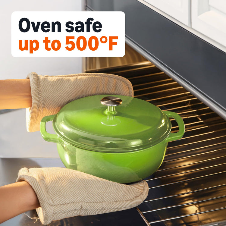 Enameled Cast Iron Dutch Oven Pot with Lid