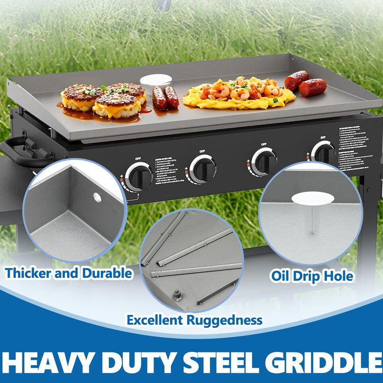 36 Inch Griddle Replacement Top for Blackstone 36" 4 Burner Griddle Grill