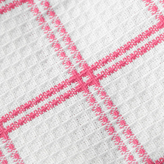 T-FAL Premium Waffle Dish Cloths: Highly Absorbent, Super Soft Long Lasting - 100% Cotton, 12"x13" Towel for Cleaning & Drying, (12-Pack), Pink - Nestoria