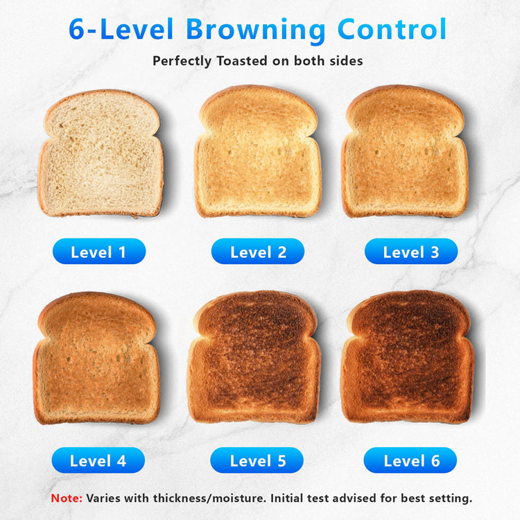 4 Slice Long Slot Touch Screen Toaster