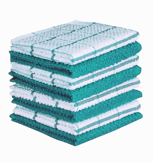 Cotton Kitchen Dish Cloths Set of 8 (8 Count)
