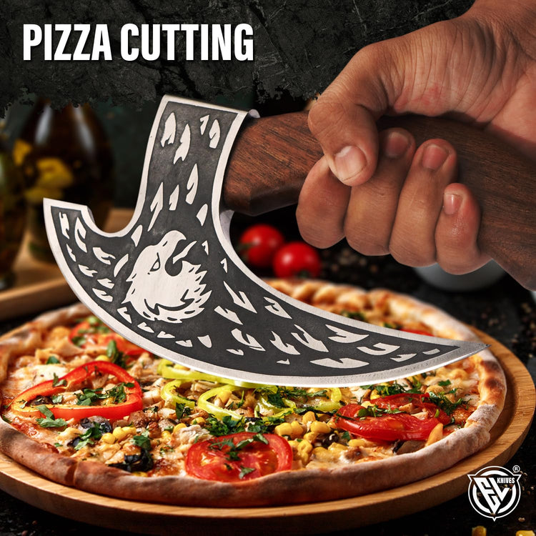 Multipurpose Viking Pizza Axe with Sheath