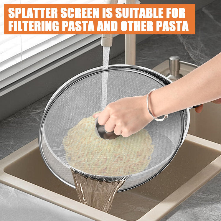 3 Pack Splatter Screens for Frying Pan