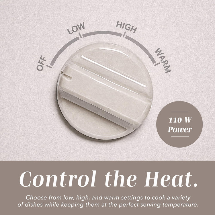2QT Mini Electric Round Slow Cooker
