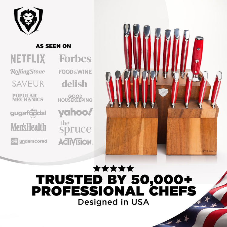 18 Pc Colossal Knife Block Set