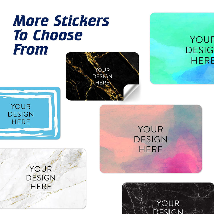 Custom Vinyl Stickers Your Image (100 Count)