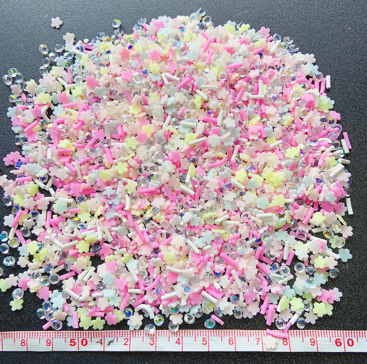 Fake Sprinkles Resin Sprinkles Fake Candy Sprinkles Clay Sprinkles Polymer Sprinkles Polymer Clay Slices for Nail Art DIY Crafts Cake Phone Case