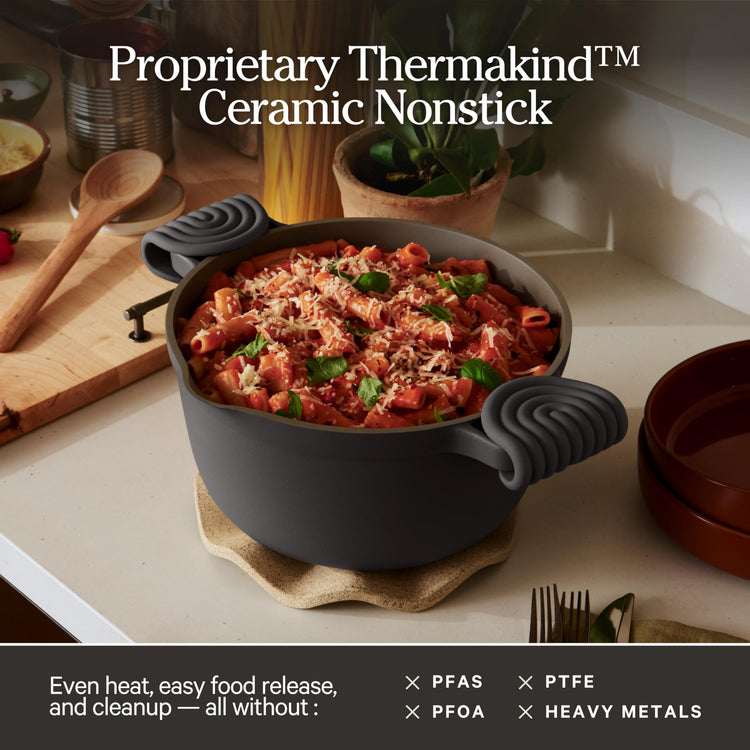 Perfect Pot 5.5 Qt Nonstick Ceramic Pot & Dutch Oven with Lid