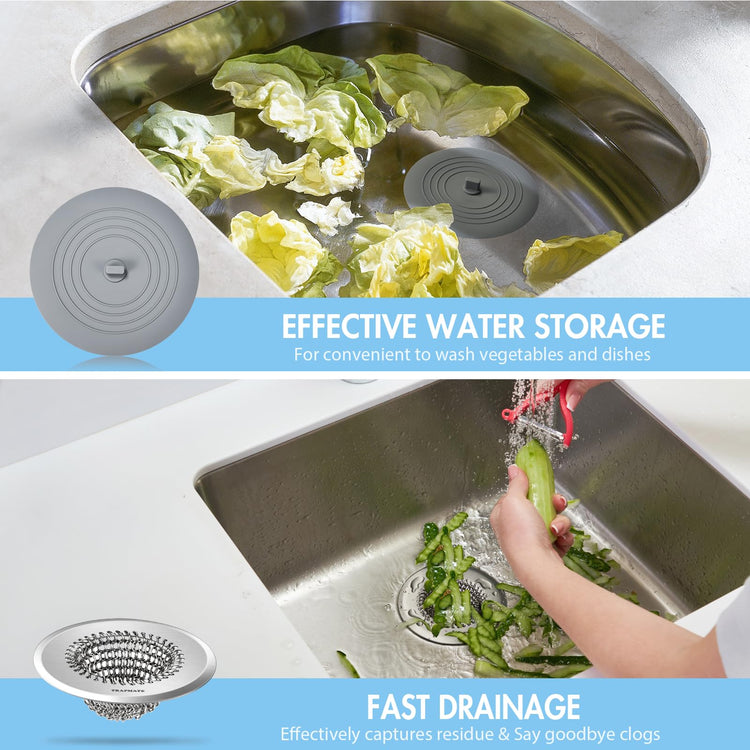 Kitchen Sink Drain Strainer & Sink Stopper