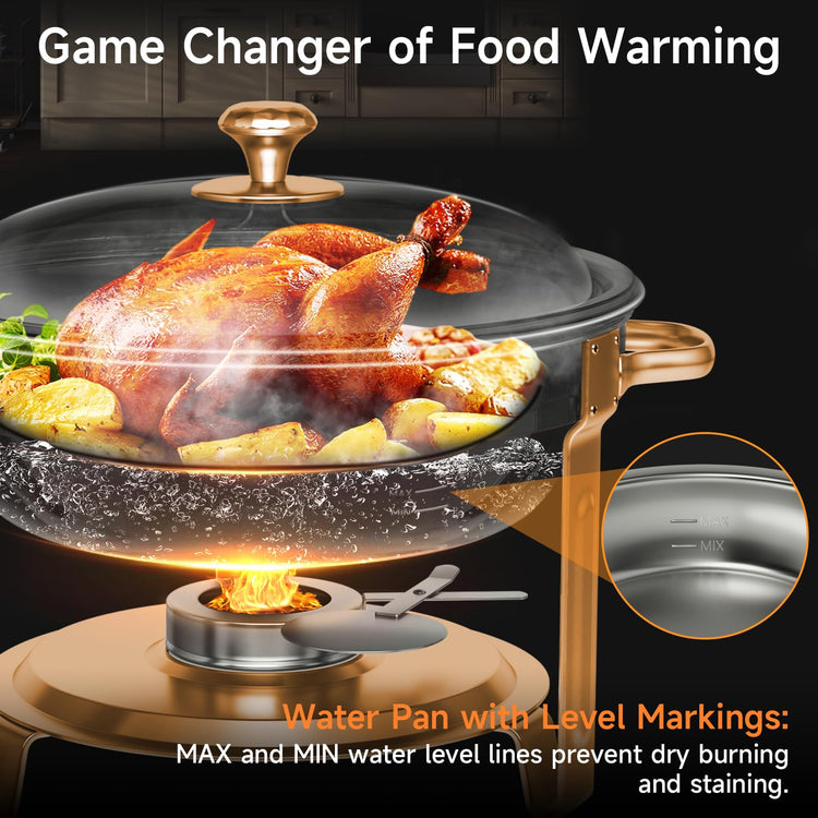 Chafing Dishes for Buffet (4 Count)