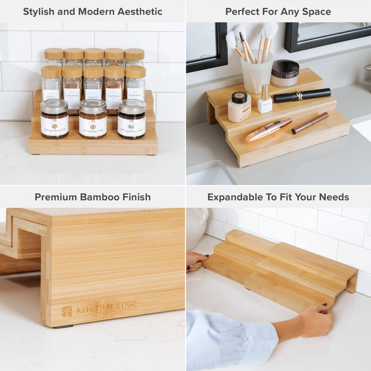 3 Tier Expandable Spice Rack Organizer