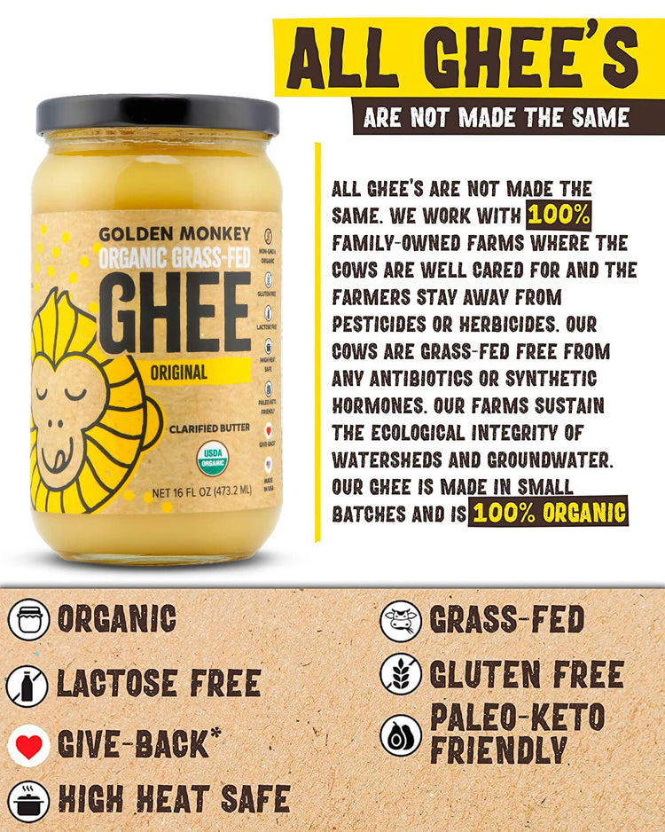 Organic Ghee Butter (16 Ounce)