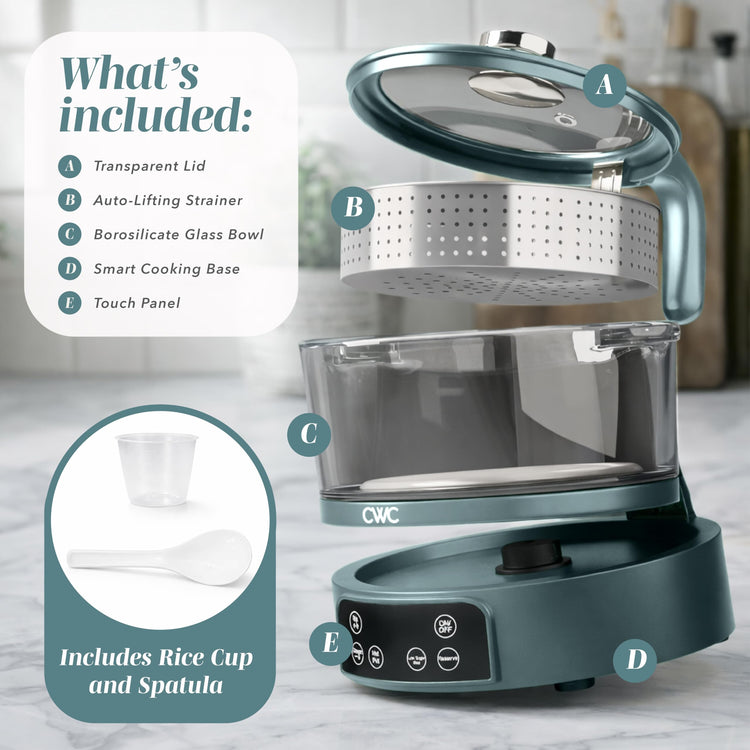 Glass Mini Low Carb Rice Cooker