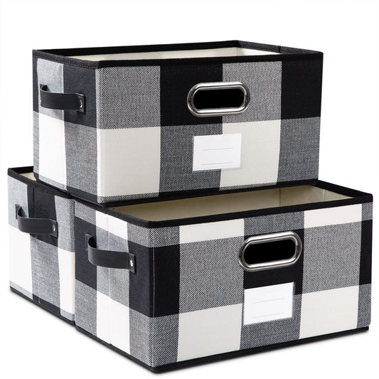 Fodable Storage Bins for Closet [3 (3 Count)
