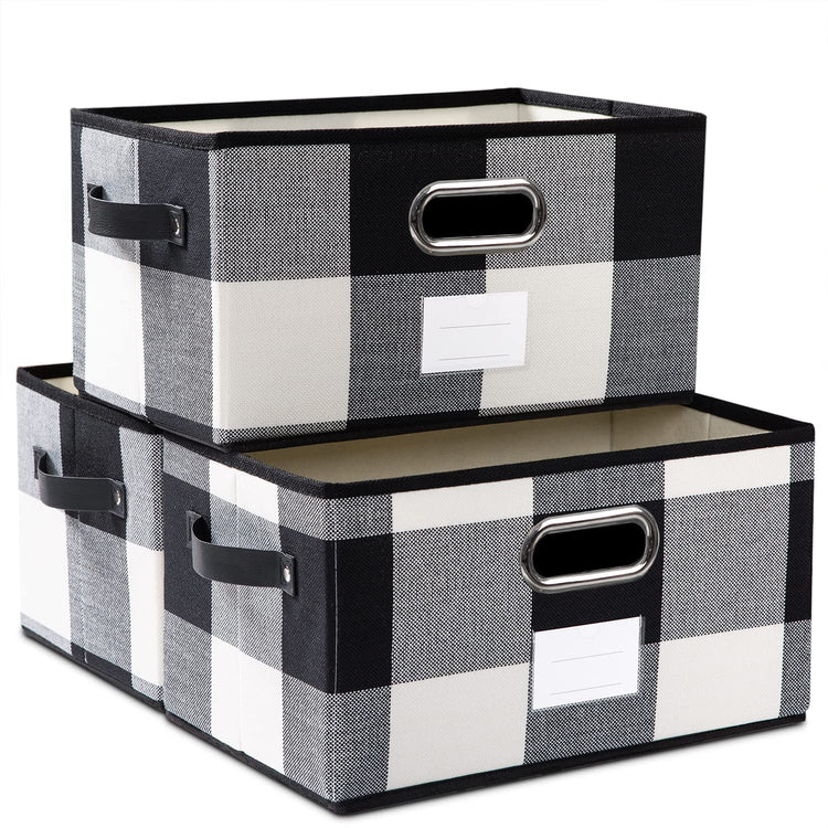 Fodable Storage Bins for Closet [3 (3 Count)