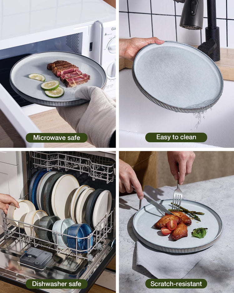 Star Stoneware Dinnerware Sets with Pasta Bowls (16 Count)