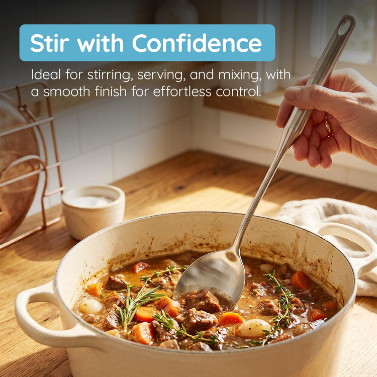 Stainless Steel Big Cooking Spoon