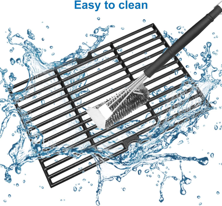 Uniflasy Cast Iron Cooking Grates for Dyna glo DGH474CRP DGH483CRP DGF493BNP DGF493PNP-D DGB495SDP DGB495SDP-D DGB493SPB DGB463CNP DGB494SPB 70-01-911 70-02-656 Cooking Grid Replacement Part Kit