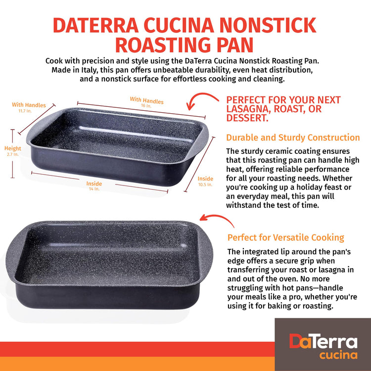 Ceramic Coated Nonstick Roasting & Lasagna Pan