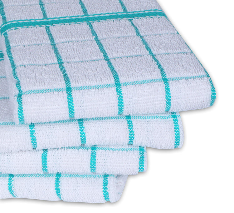 Terry Cotton Kitchen Towels 4 (4 Count)