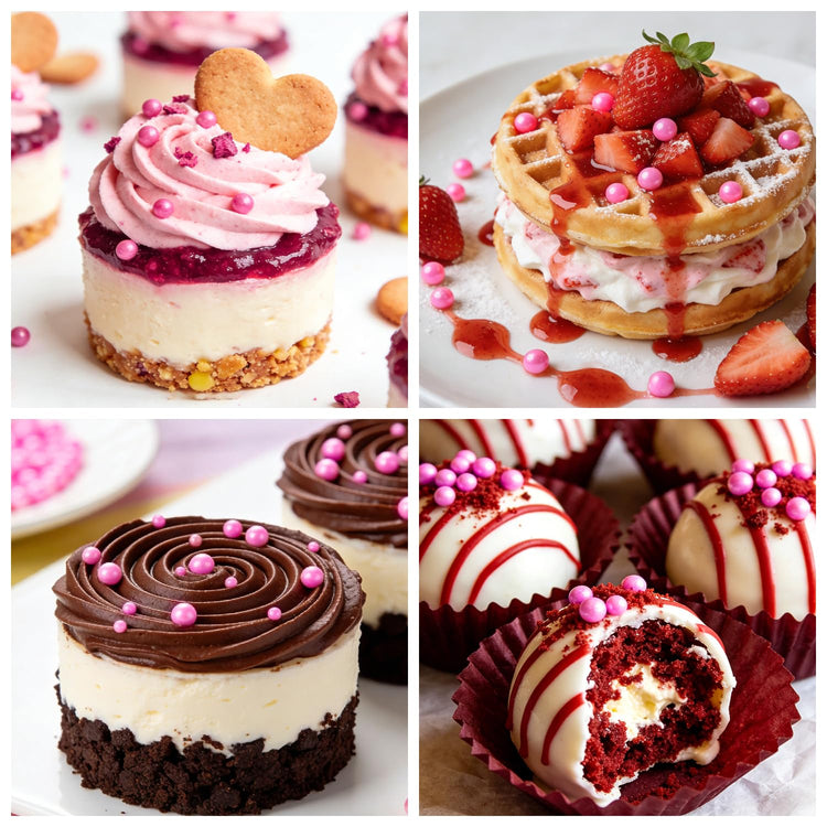 Edible Hot Pink Pearl Sprinkles (4.5 Ounce)