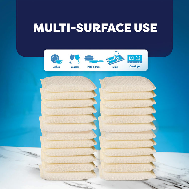24 Pack Scrub Sponges Kitchen By SCRUBIT