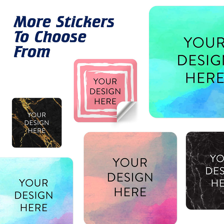 100 Custom Vinyl Stickers (100 Count)