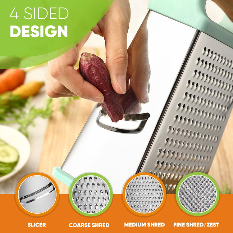 Stainless Steel XL Cheese Grater for Kitchen