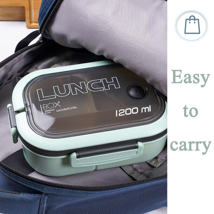 Double Layer Bento Box with Cutlery