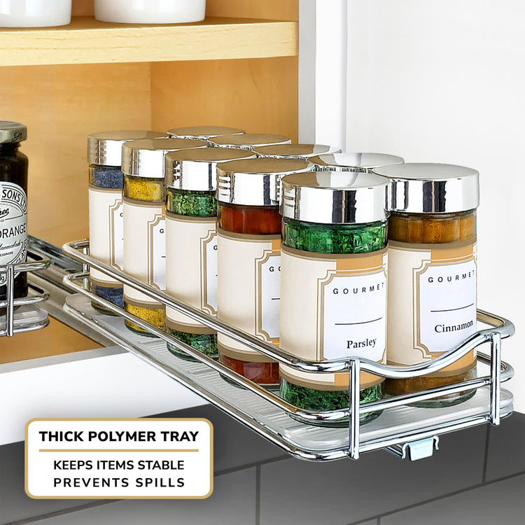 Pull Out Spice Organization for Cabinets