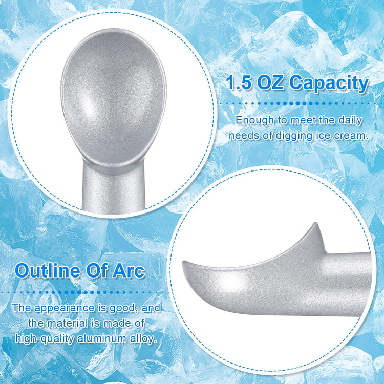 3 Pack Ice Cream Scoops 7 Inch Aluminum Scoop Set (3 Count)