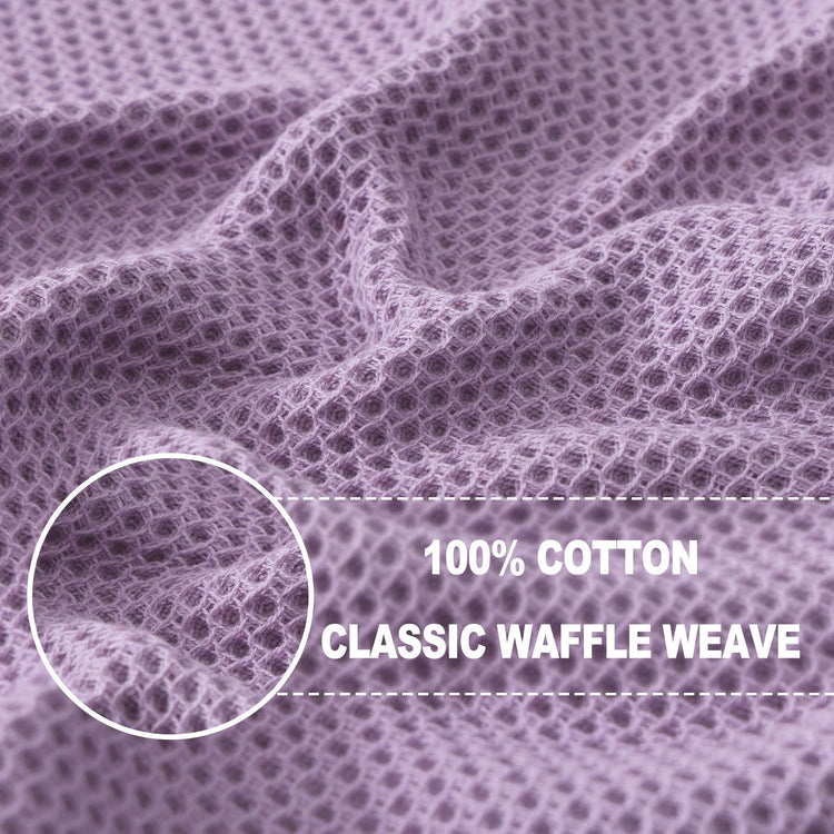 100% Cotton Waffle Weave Kitchen Dish Towels 4 (4 Count)