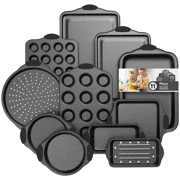 11 Piece Nonstick Baking Pans Set