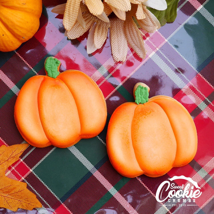 Pumpkin Cookie Cutter 3 Piece Set, Premium Food-Grade Stainless Steel, Dishwasher Safe