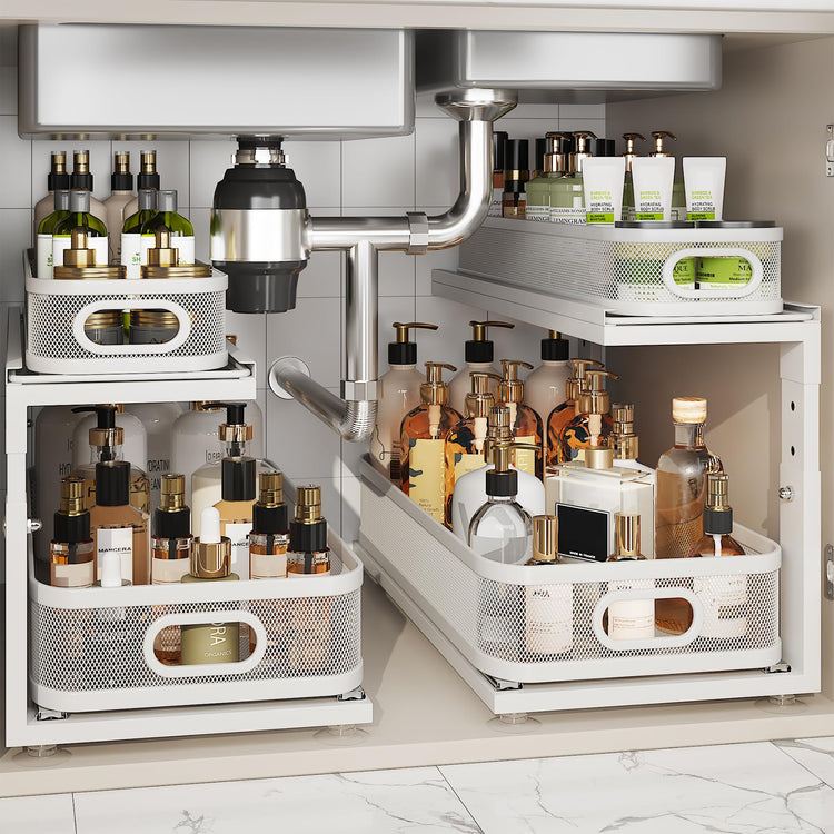 2 Pack 21IN Depth Under Sink Organizer With Next (2 Count)