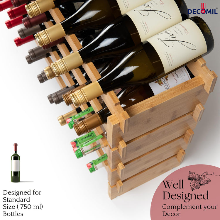 36 Bottle Large Wine Rack