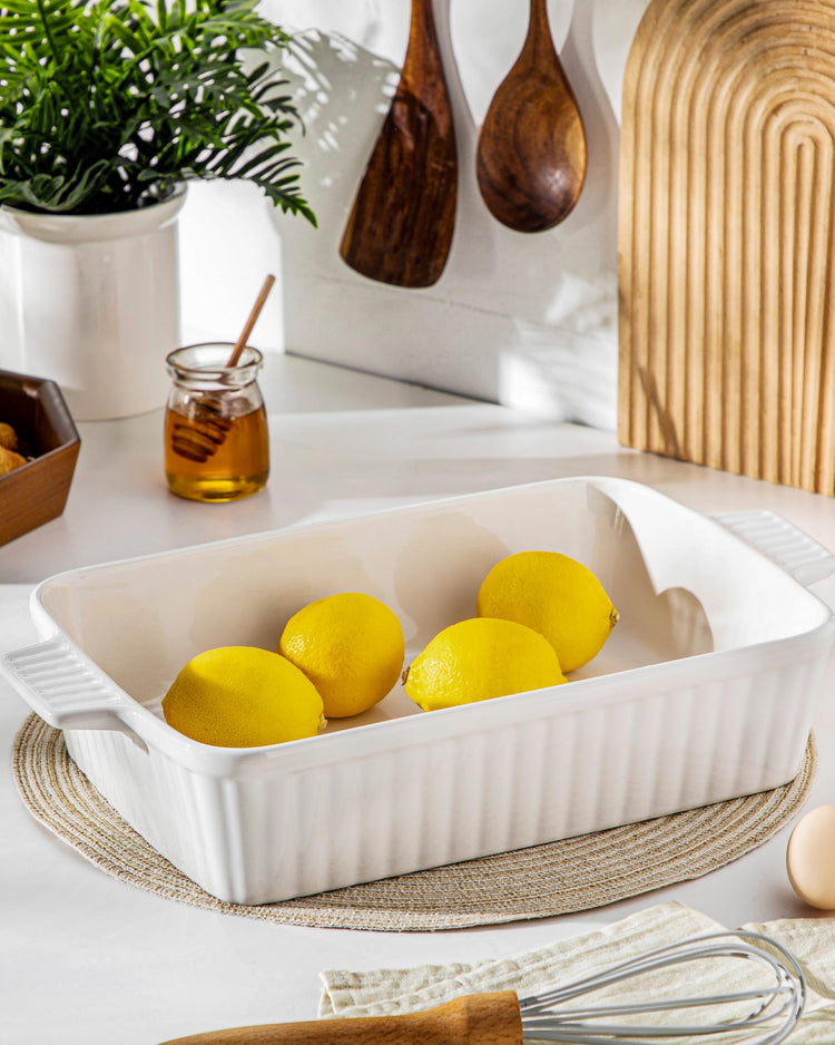4.4QT Ceramic Casserole Dishes for Oven