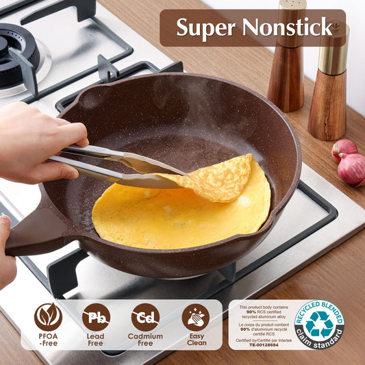 Nonstick Deep Frying Pan Skillet