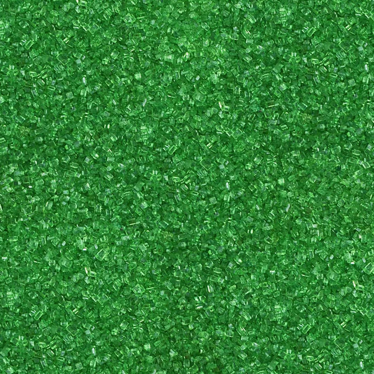 Green Sanding Sugar for Baking Edible Sparkling Coarse Sugar Crystals Sprinkles for Baking Topping Cake Cookie Cupcake Topper Ice Cream Decoration Supplies 3.2 OZ