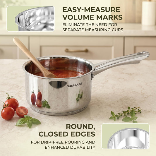 Stainless Steel Saucepan