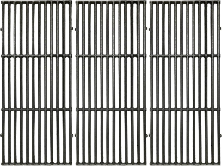 C6522C(3-Pack) 19 1/4" Cast Iron Cooking Grid Grates Replacement for Brinkmann 810-8500-S, 810-8501-S, 810-8502-S, Charmglow 720-0396, 720-0536, 720-0578, 810-8500-S