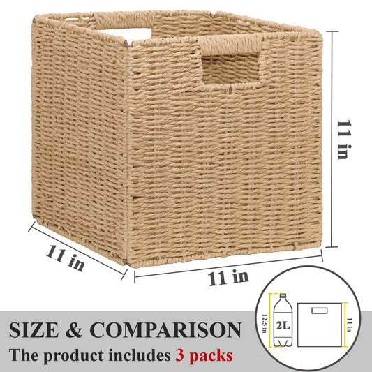 Wicker Storage Baskets for Organizing (4.8 pound(s))