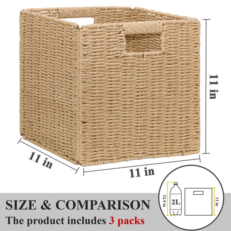 Wicker Storage Baskets for Organizing (4.8 pound(s))